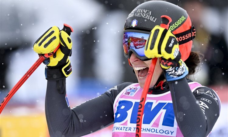 Po prvem delu kombinacije vodi Brignone, Štuhec deseta