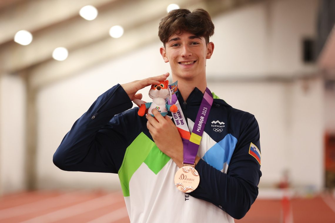 Atlet Tom Teršek v metu kopja Sloveniji priboril prvo medaljo na Ofemu 