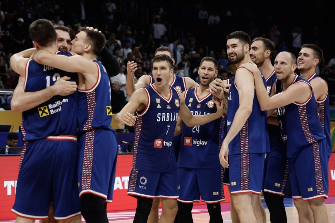 Srbija v prvem četrtfinalu SP povsem nadigrala Litvo