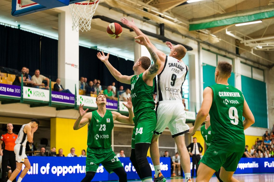 Košarkarji Krke so izgubili proti Partizanu s 56:96