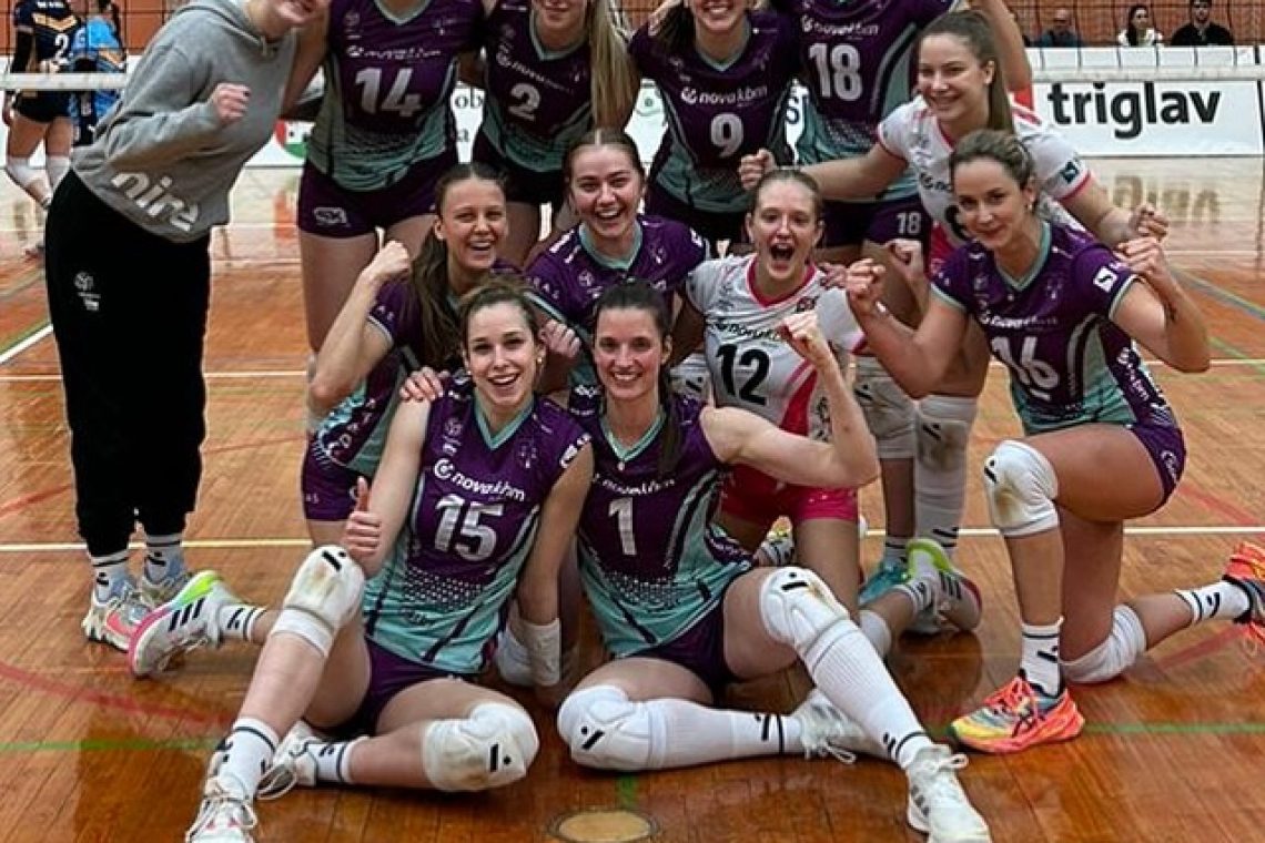 Odbojkarice Nove KBM Branika v finale pokala