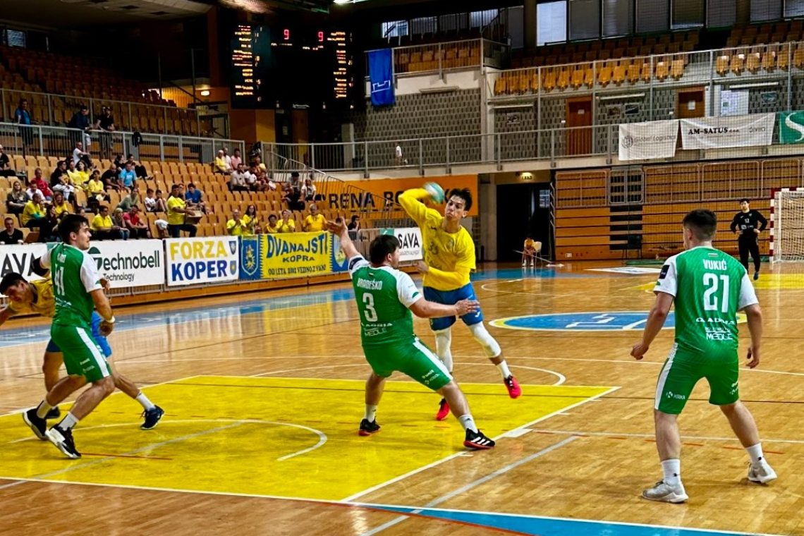 Rokometaši Kopra so doma igrali neodločeno z novomeško Krko 
