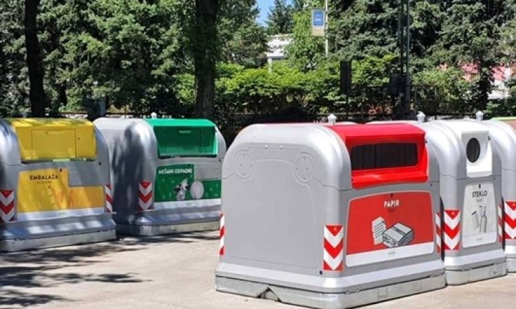 Celje z novimi nadzemnimi zbiralnicami za ločevanje odpadkov
