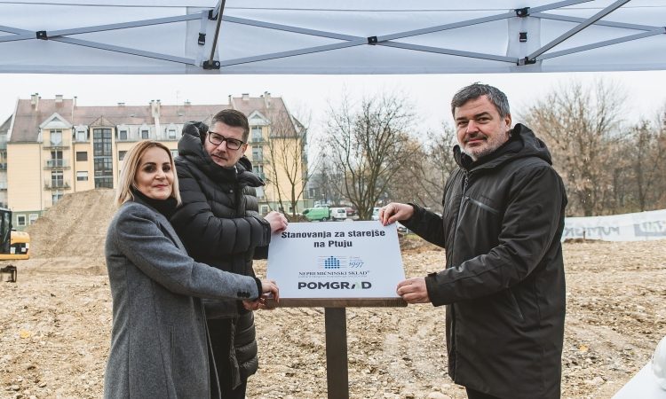 Na Ptuju položili temeljni kamen za gradnjo 30 najemnih stanovanj za starejše