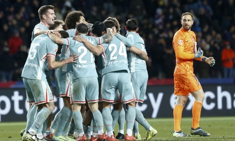 Atletico Madrid premagal Barcelono z golom v 96. minuti