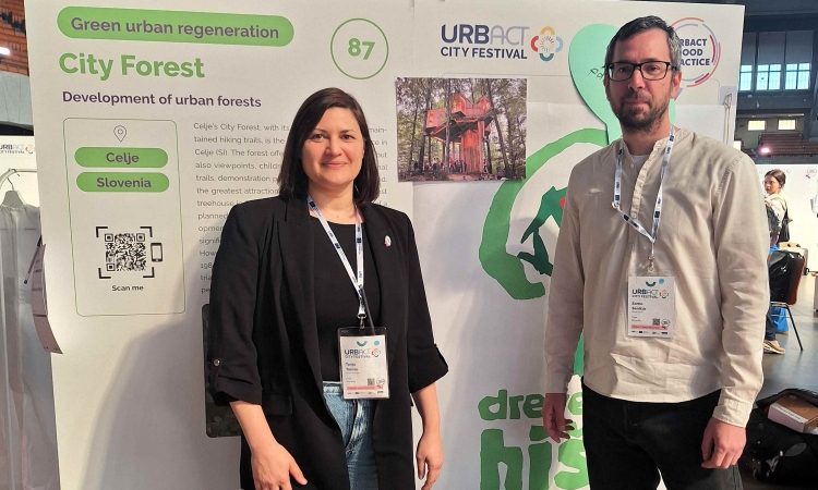 Celje na Urbact festivalu prejelo evropski certifikat za dve dobri praksi