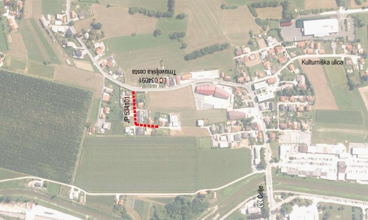 V Celju prenova javne poti in odvodnjavanja ob Trnoveljski cesti