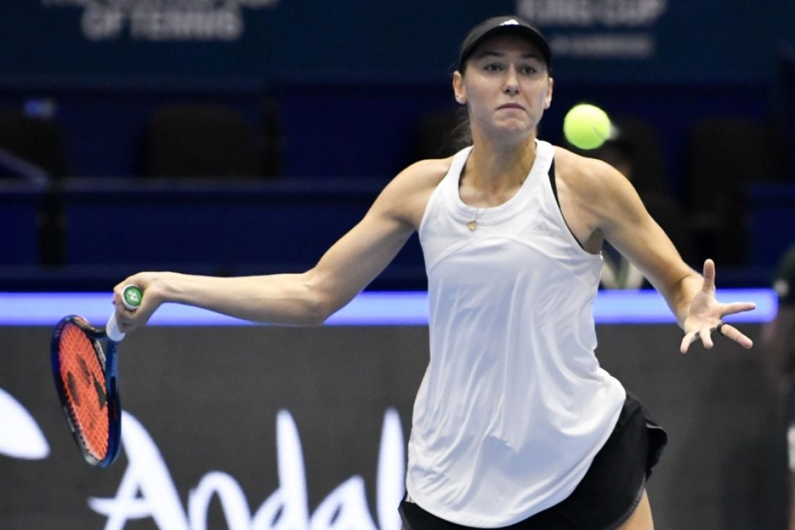 Kaja Juvan v glavnem delu Wimbledona
