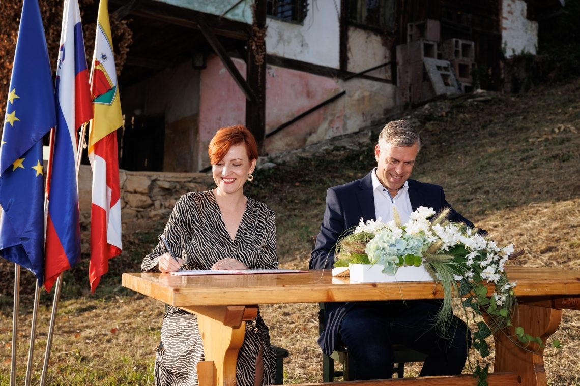 Obnova Kozinove zidanice na Trški gori