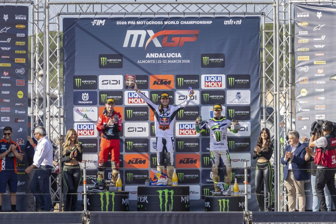 Gajser do prvih stopničk z Yamaho 